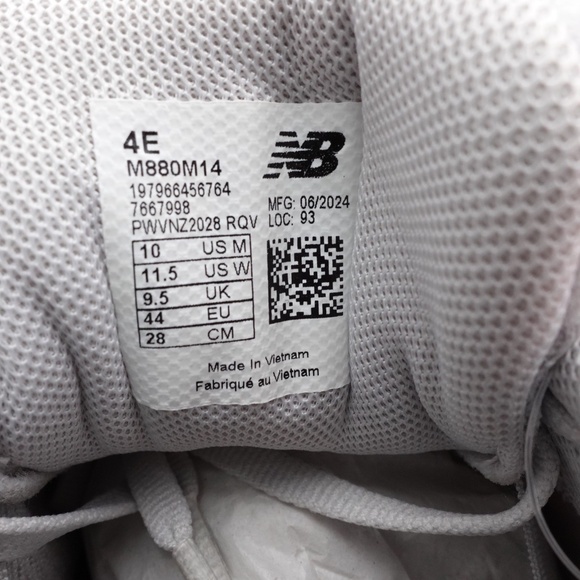 NEW Men's New Balance Fresh Foam X 880v14 Sneakers M880M14 Grey - Picture 5 of 8